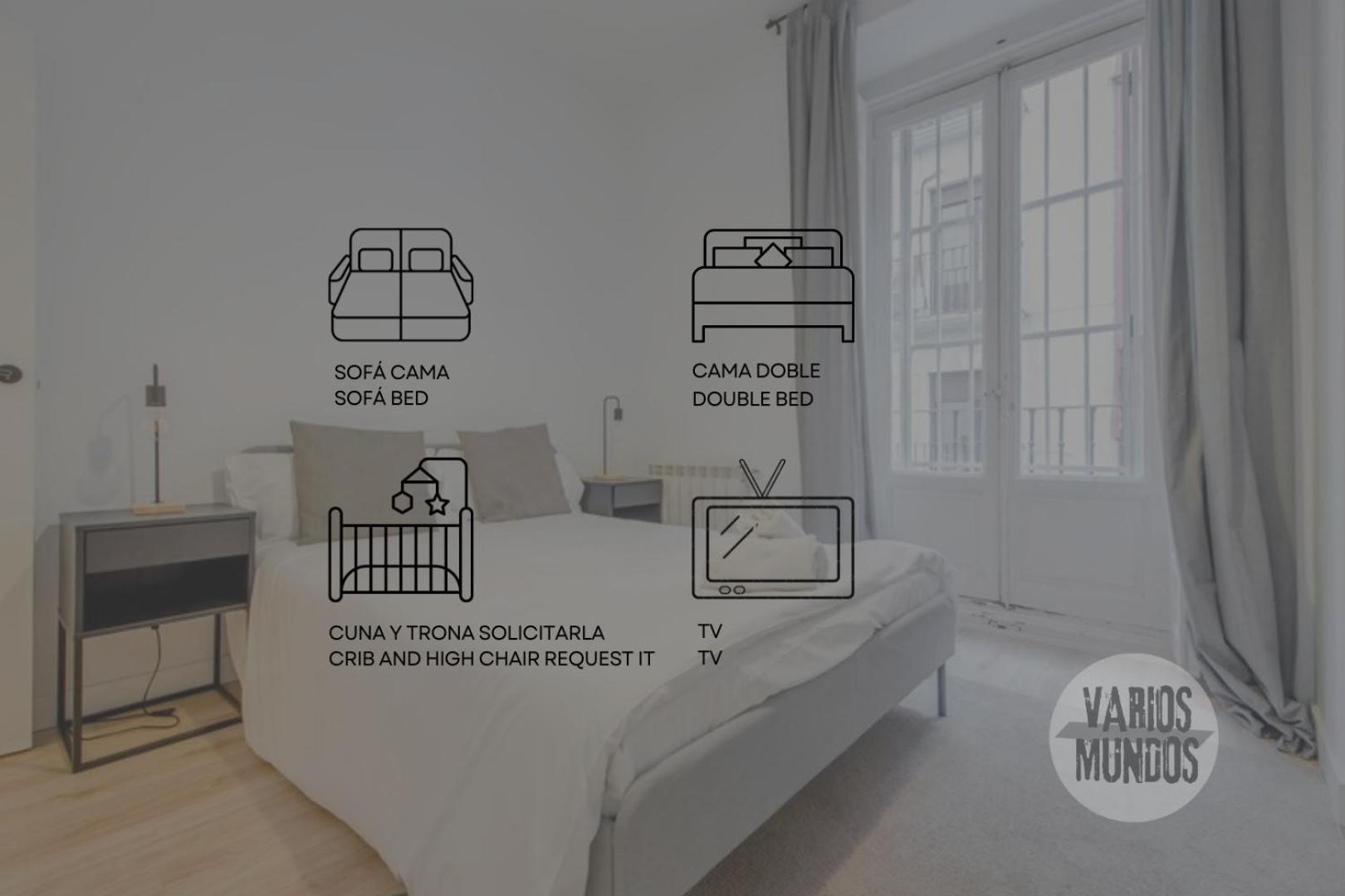 Premium Apt Para 9Pax En Calle Olmo - Centro De Madrid E1 מראה חיצוני תמונה